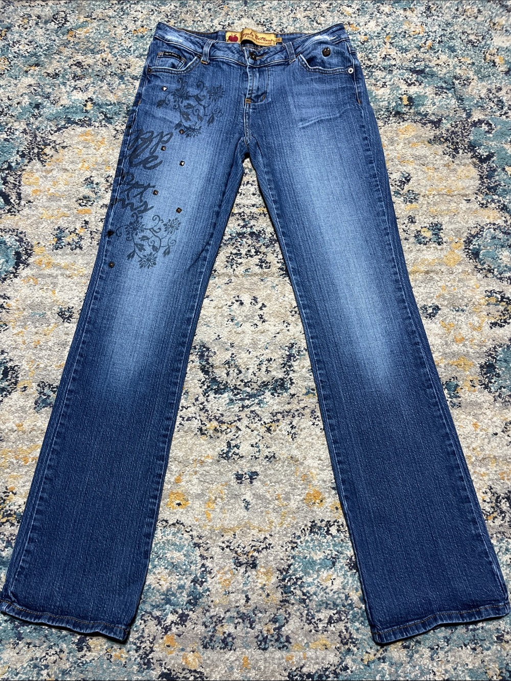 Y2K Apple Bottoms Denim Jeans Size 5/6